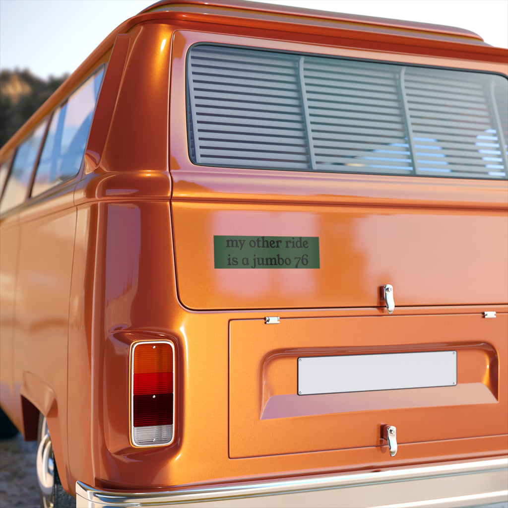 Sherman Jumbo 76 bumper sticker