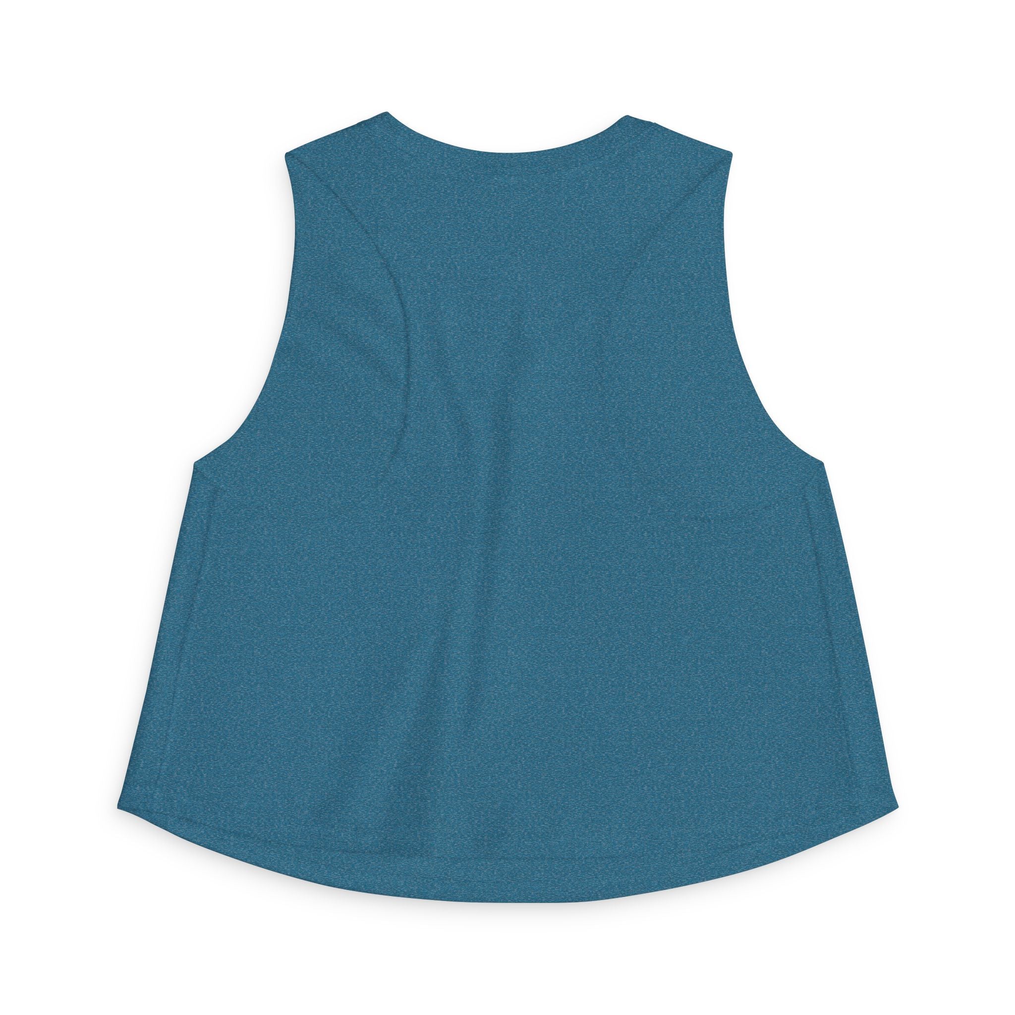 Women's Crop Top — CLEAR COMMS Graphic Crop Tank for Communicators & Marketers