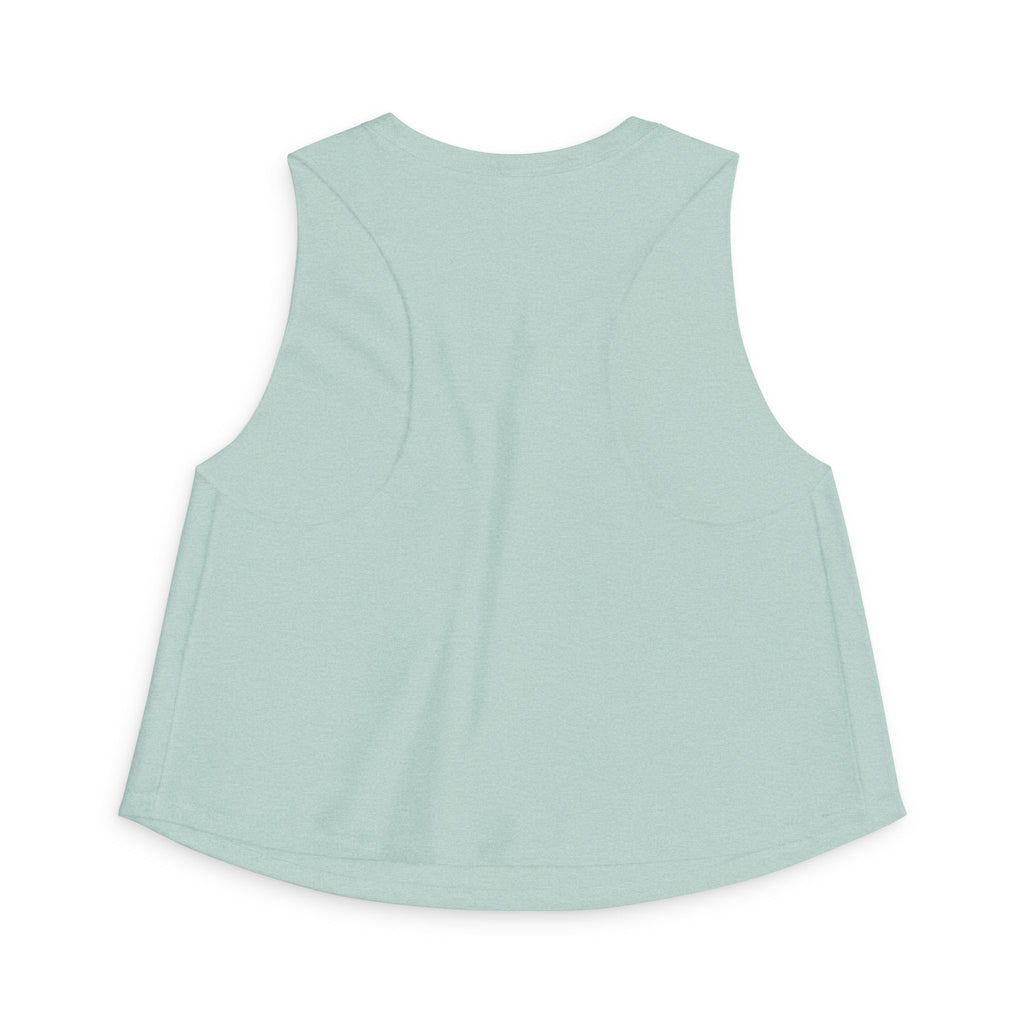 Women's Crop Top — CLEAR COMMS Graphic Crop Tank for Communicators & Marketers